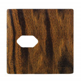 Placa p/ 1 Tomada Horizontal 4x4 - Novara Ebano 